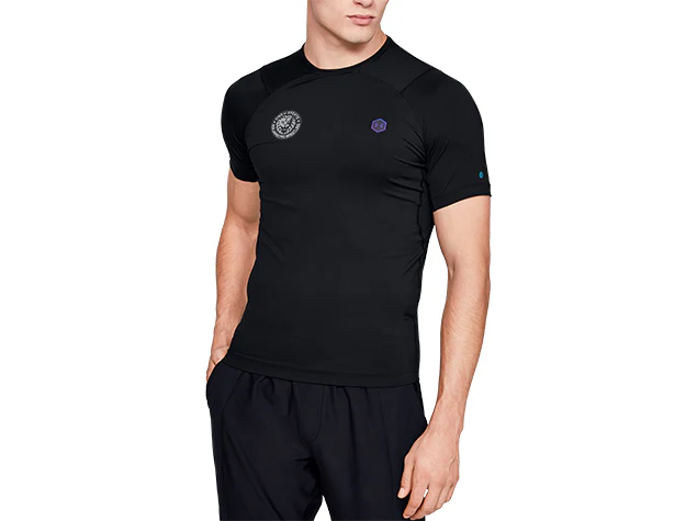 BLK/BLK UA ラッシュ ライオンマーク アーマー ショートスリーブ - Image 3