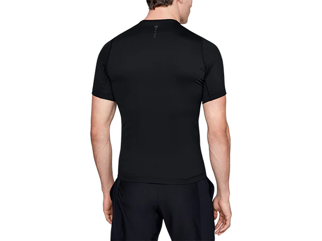 BLK/BLK UA ラッシュ ライオンマーク アーマー ショートスリーブ - Image 4