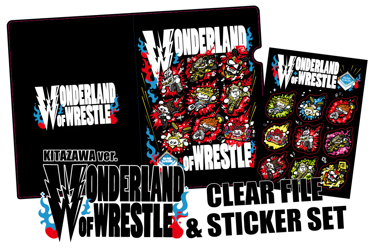 A4クリアファイル&ダイカットステッカーセット（WOW キタザワ. ver.） - Image 3