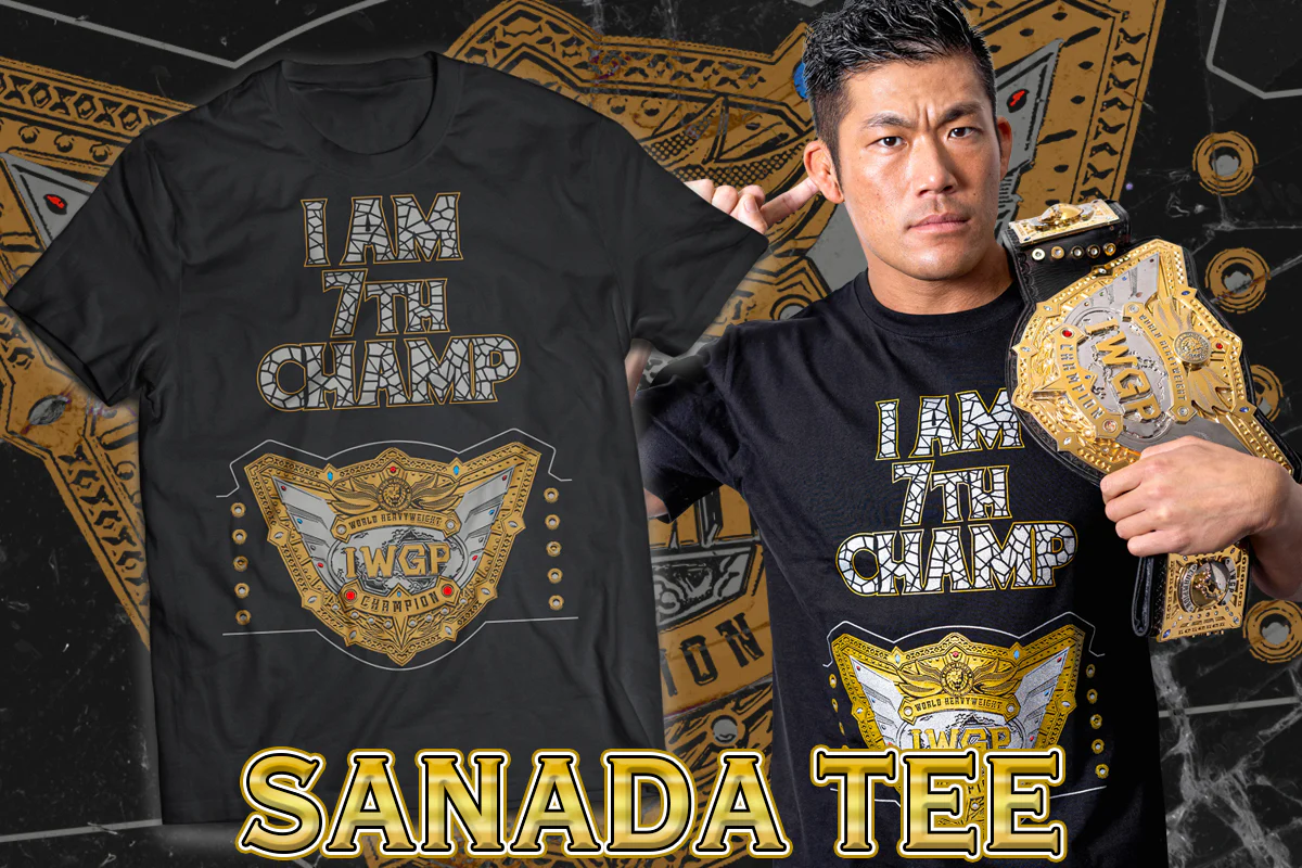 SANADA「I AM 7TH CHAMP」Tシャツ - Image 4