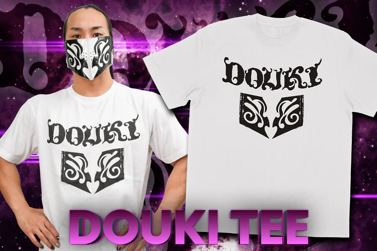 DOUKI「MASK」Tシャツ（ホワイト） - Image 4