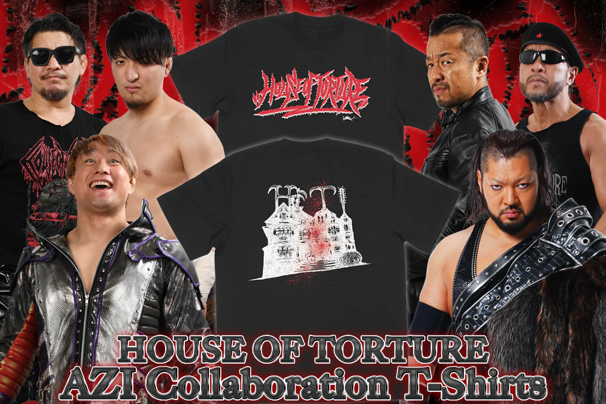 HOUSE OF TORTURE×AZI Collaboration T-Shirts（BLACK） - Image 3