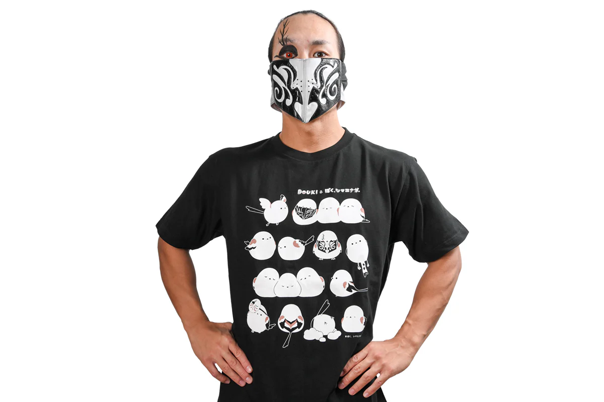 DOUKI ぼく、シマエナガ。 コラボTシャツ Ver.2 - Image 3