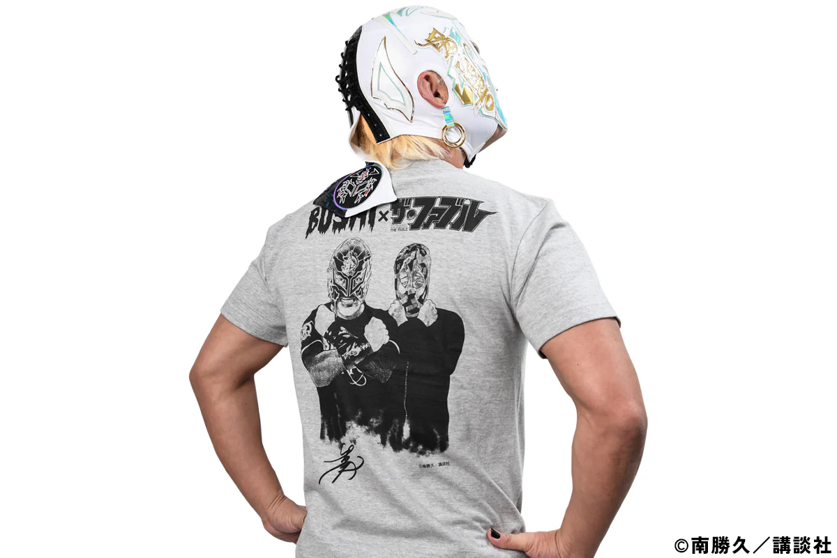 BUSHI×ザ・ファブル コラボTシャツ（グレー×ブラック） - Image 5
