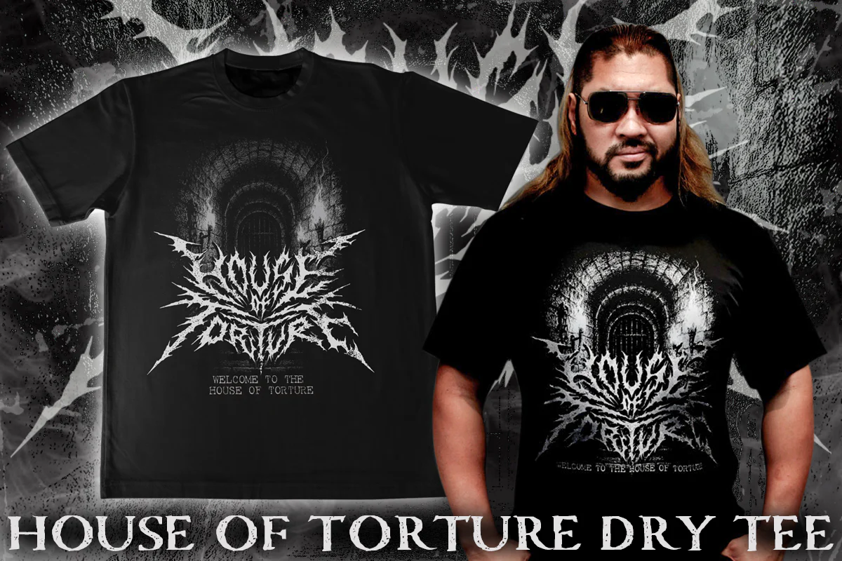 HOUSE OF TORTURE ドライTシャツ（2025・ブラック×シルバー×グレー） - Image 4