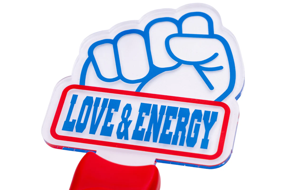 棚橋弘至「LOVE＆ENERGY」ダイカットアクリルペンライト（愛してま～す！） - Image 4