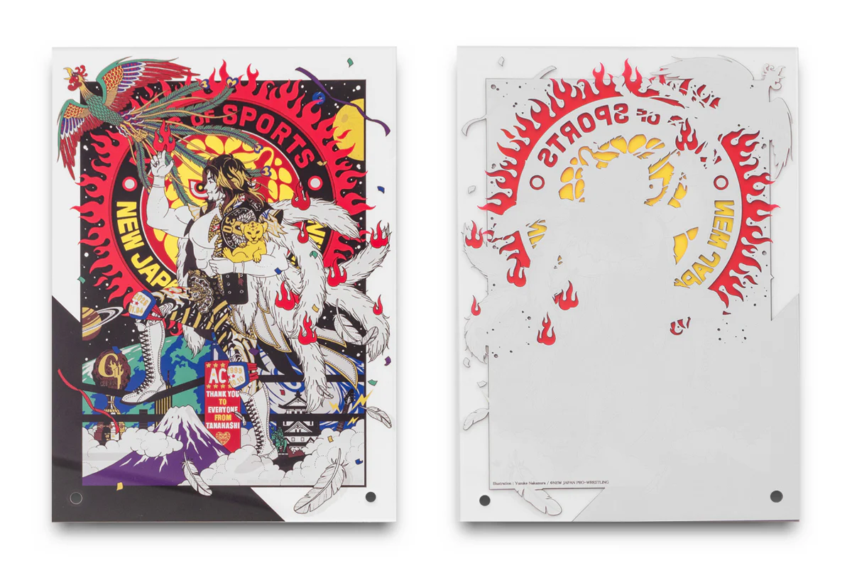 WK20 棚橋弘至×中村佑介 A5アクリルパネル(ステッカー1枚付) - Image 4