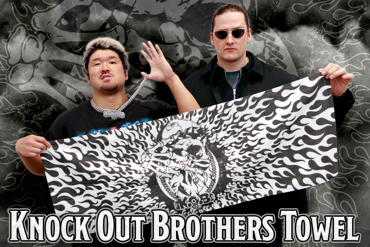 Knock Out Brothers「K.O.B SYMBOL MARK」スポーツタオル - Image 3