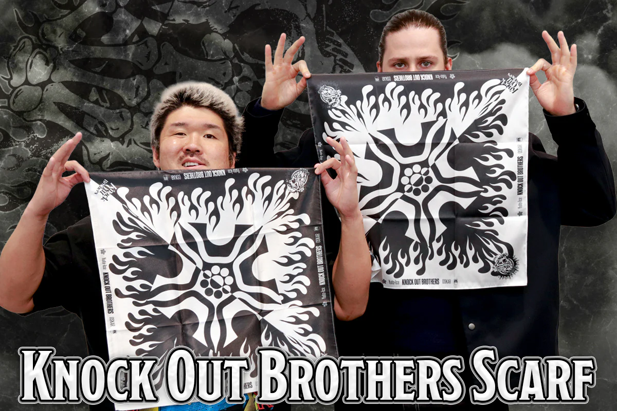 Knock Out Brothers「K.O.B SYMBOL MARK」スカーフ - Image 3
